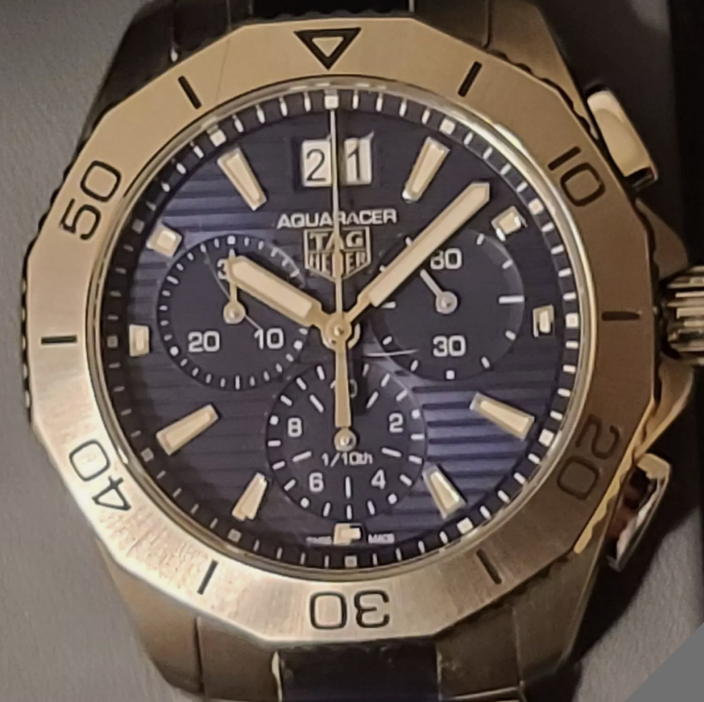 SOLD- 2025 Tag Heuer Chrono 40mm Blue Dial - CBP1113.BA0627